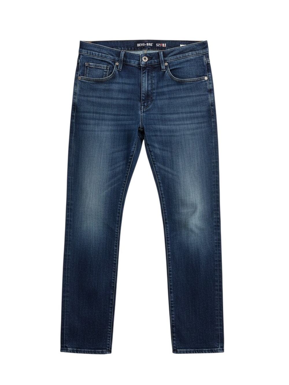 Devil Dog Mens Stretch Jeans Dark Wash 32x34 Performance Denim workwear grunge